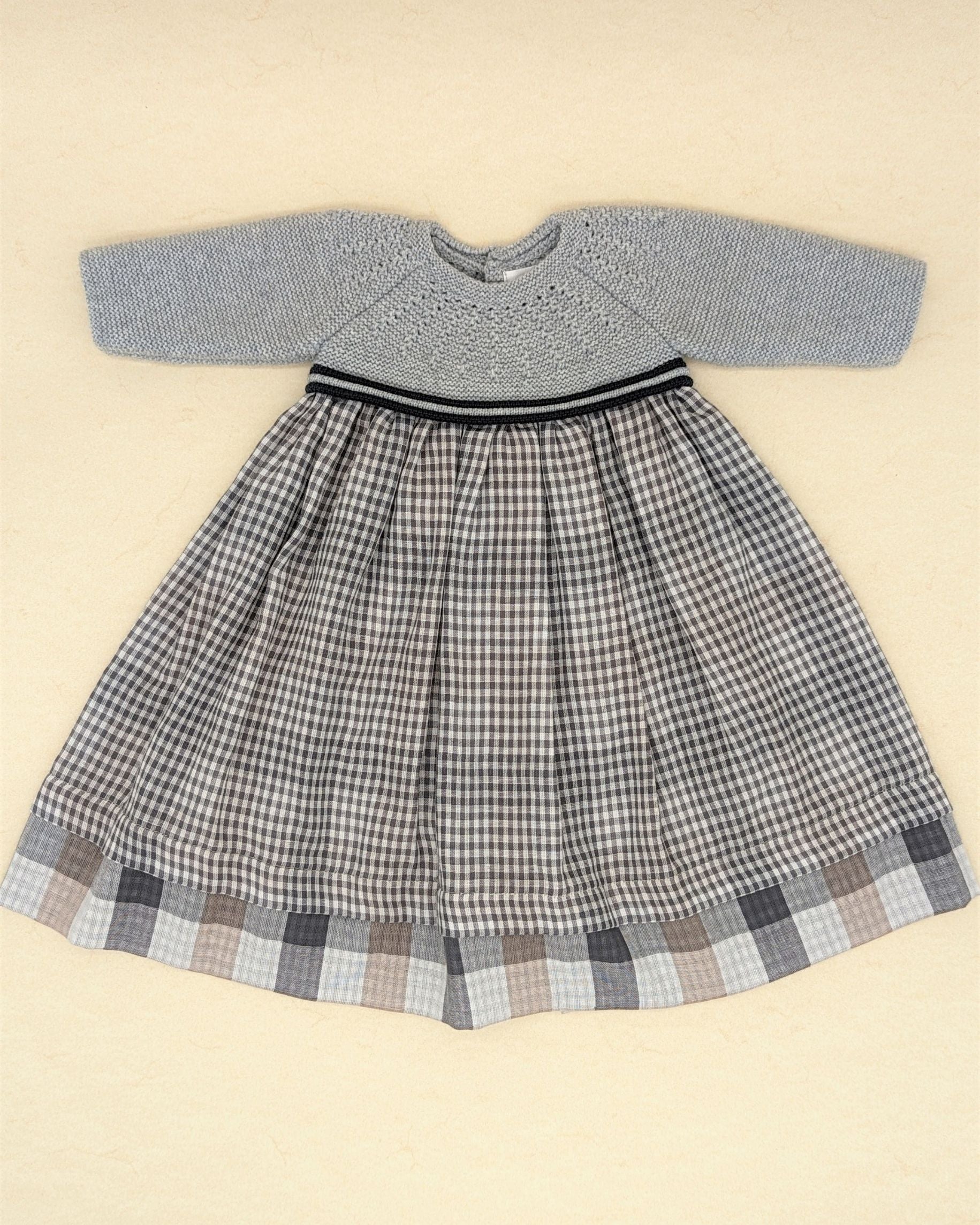 Faldón Pau invierno cuadritos