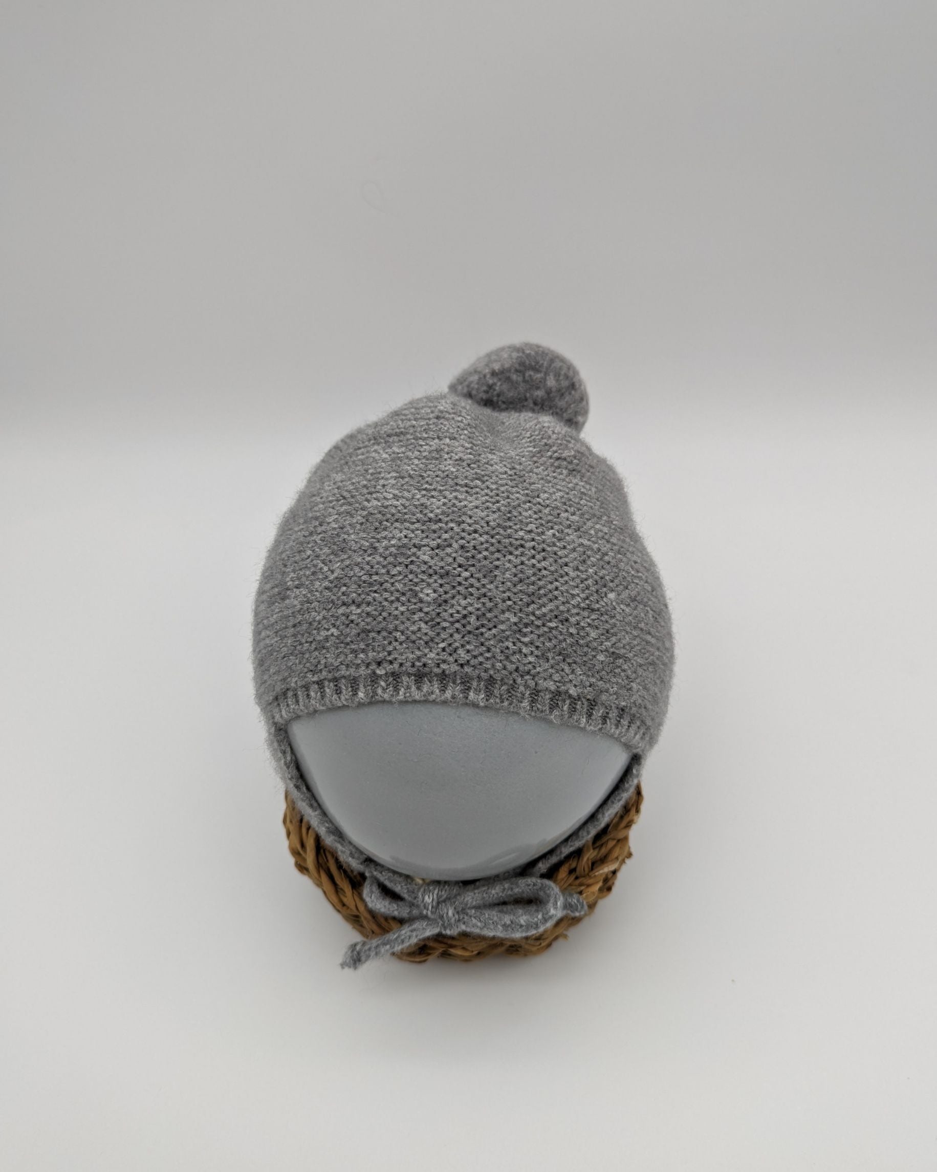 Gorro aviador gris