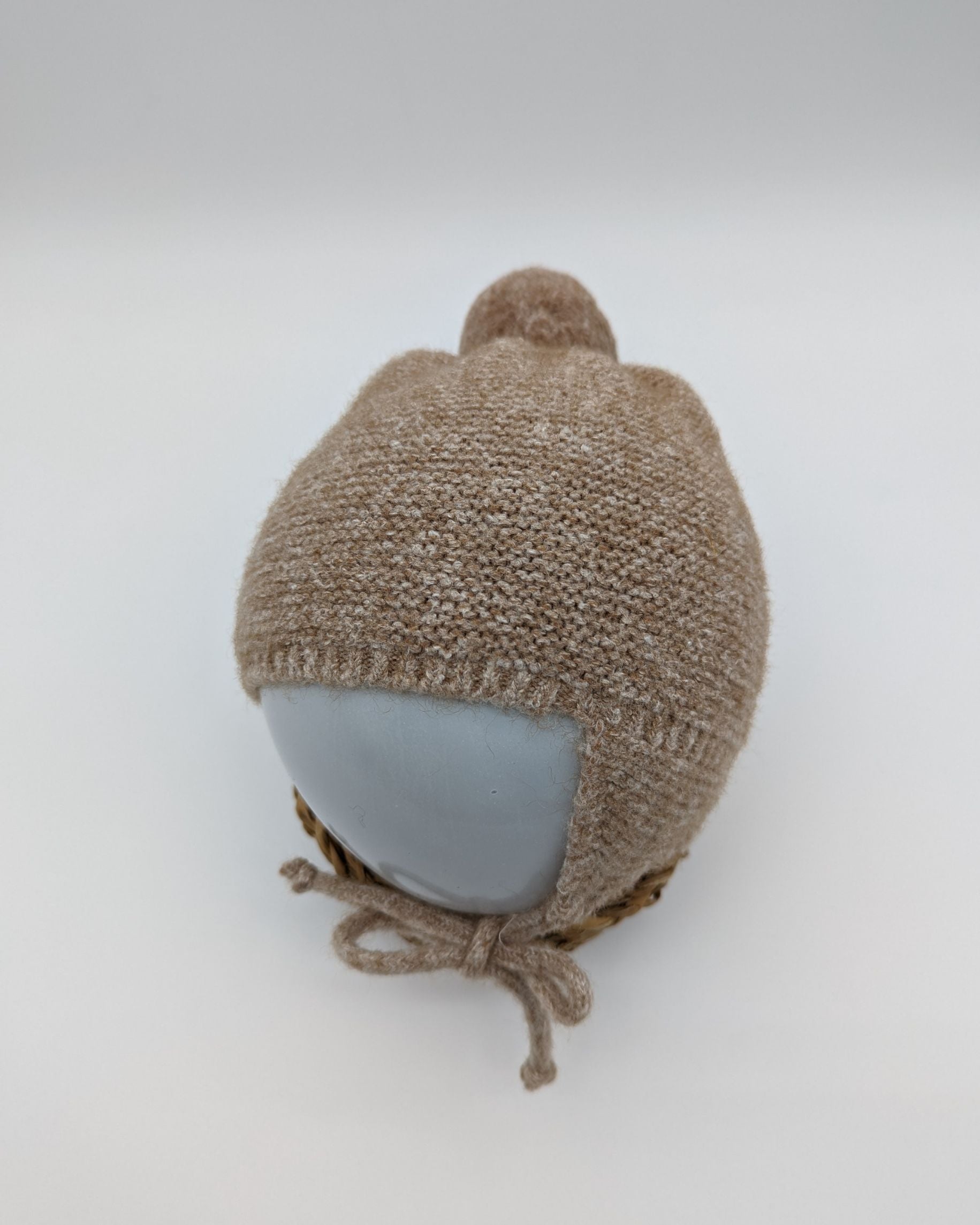 Gorro aviador taupe