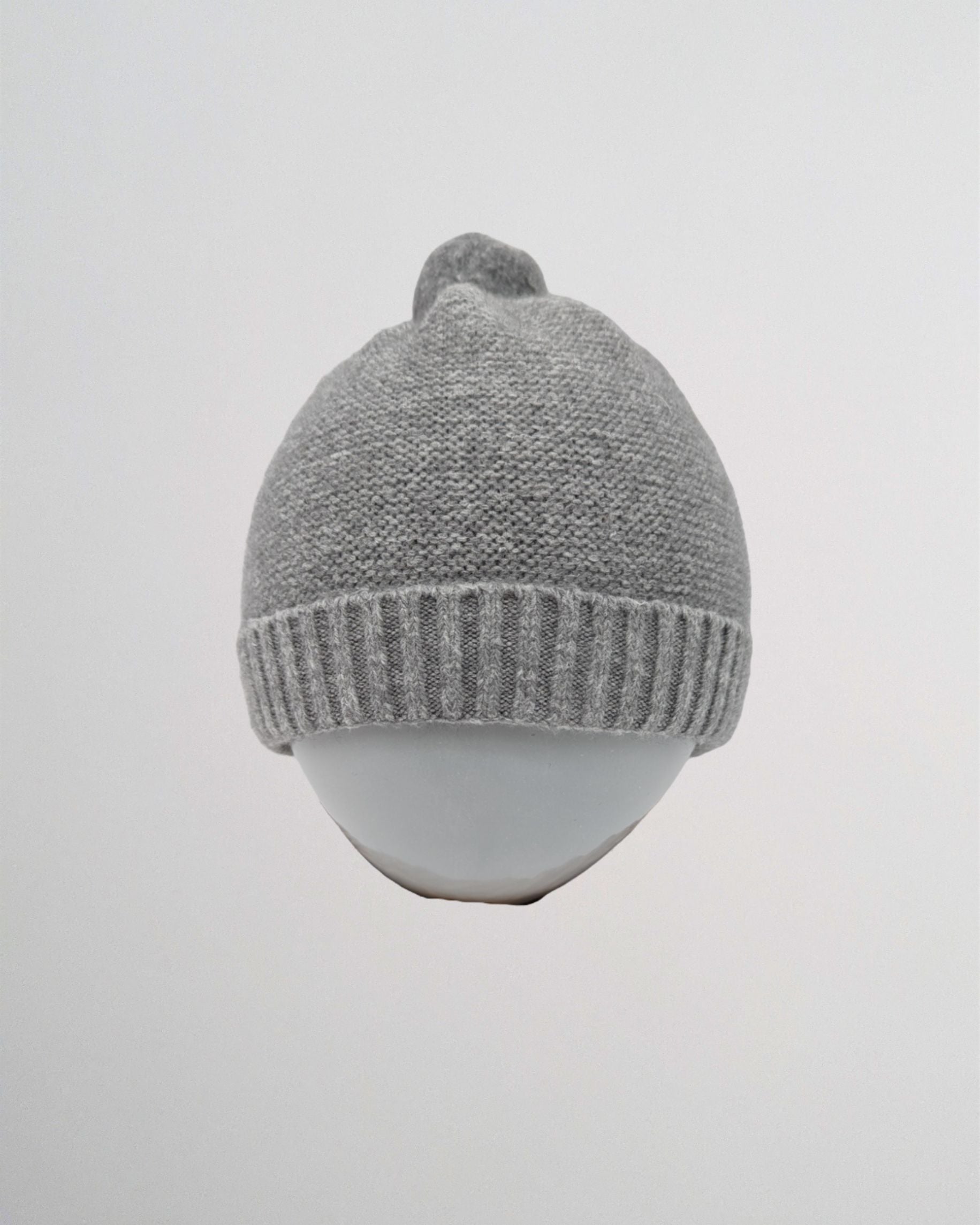 Gorro casquete gris