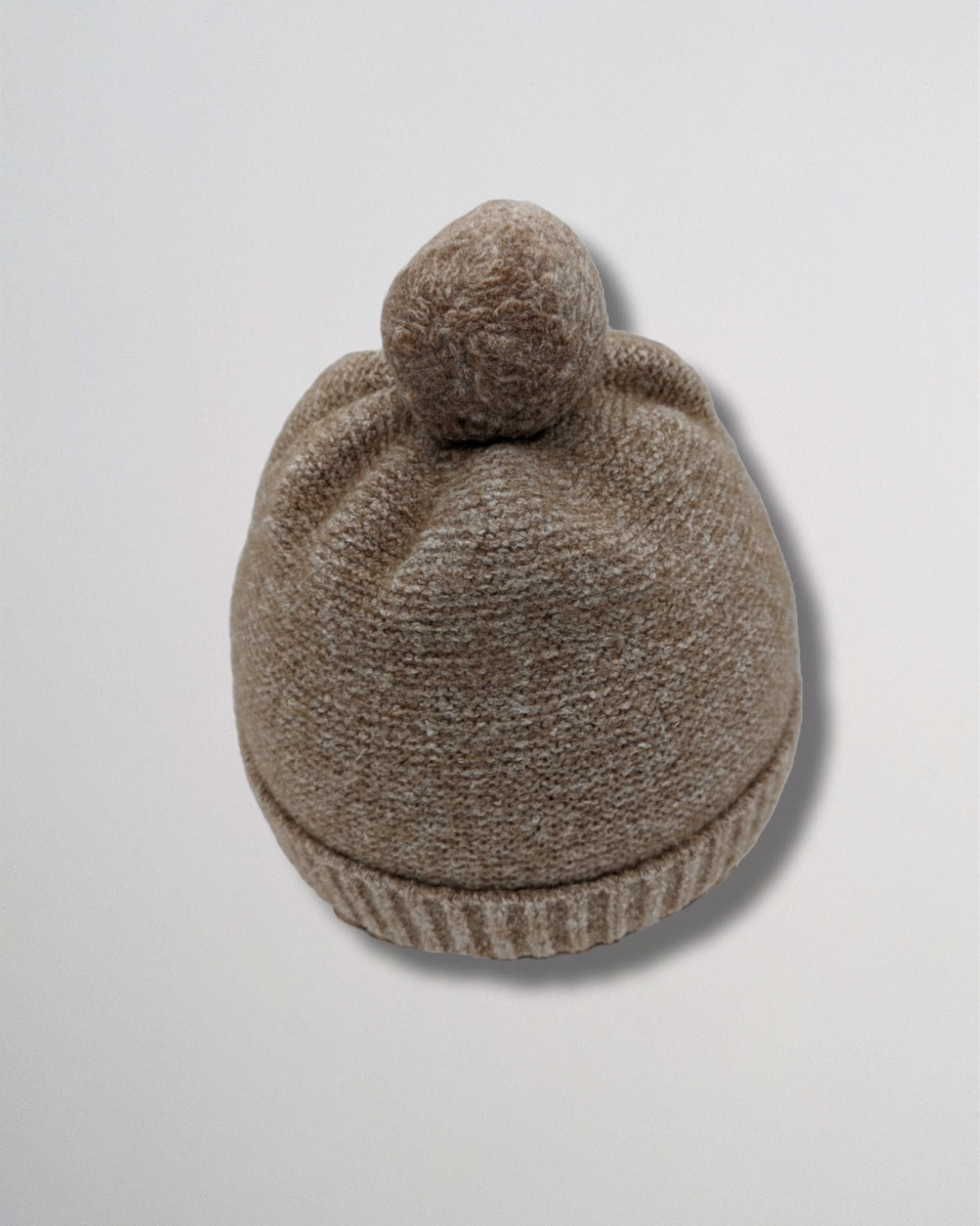 Gorro casquete taupe