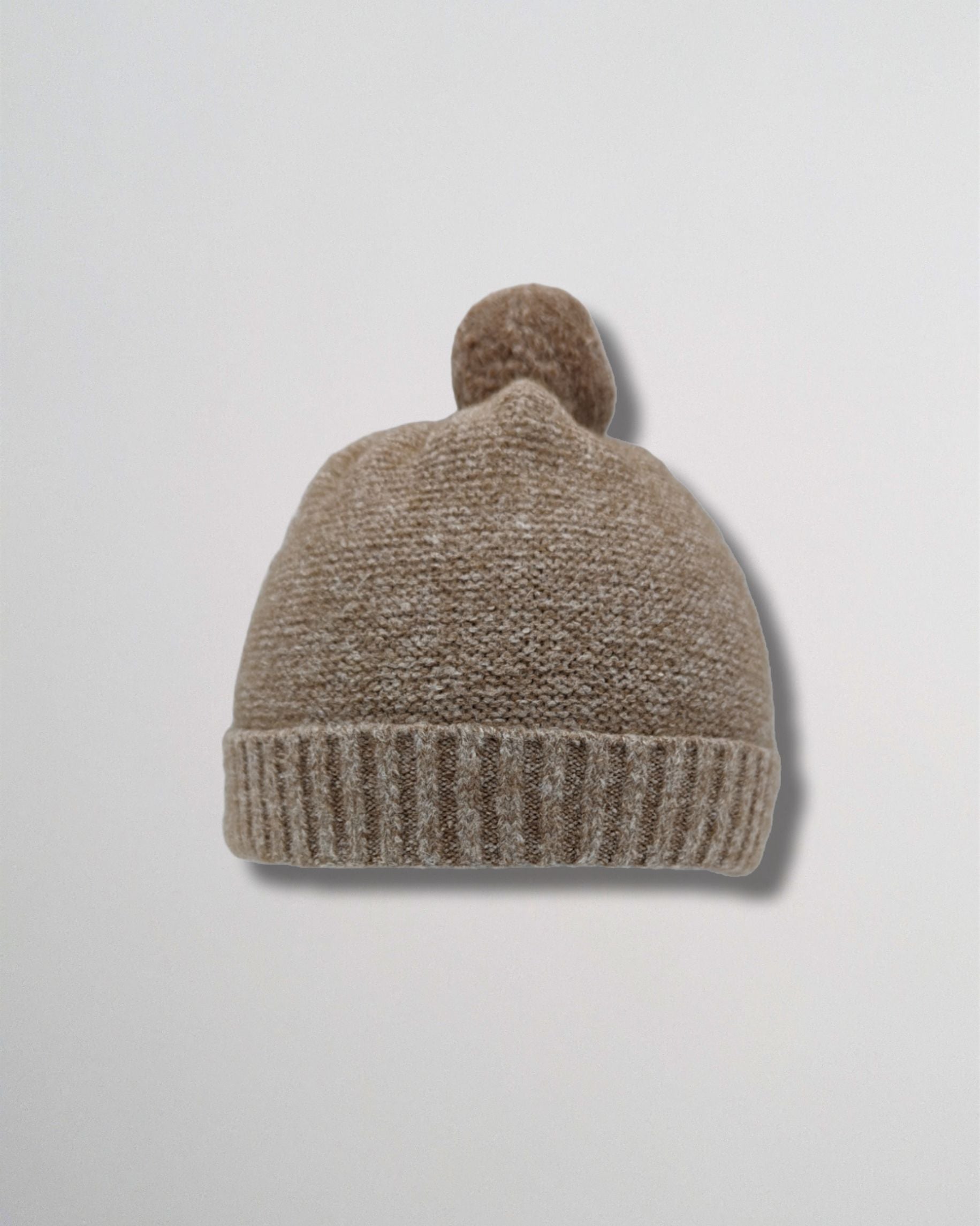 Gorro casquete taupe